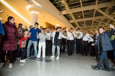 В торговом центре провели музыкальный парад с флагами Азербайджана (ВИДЕО, ФОТО)