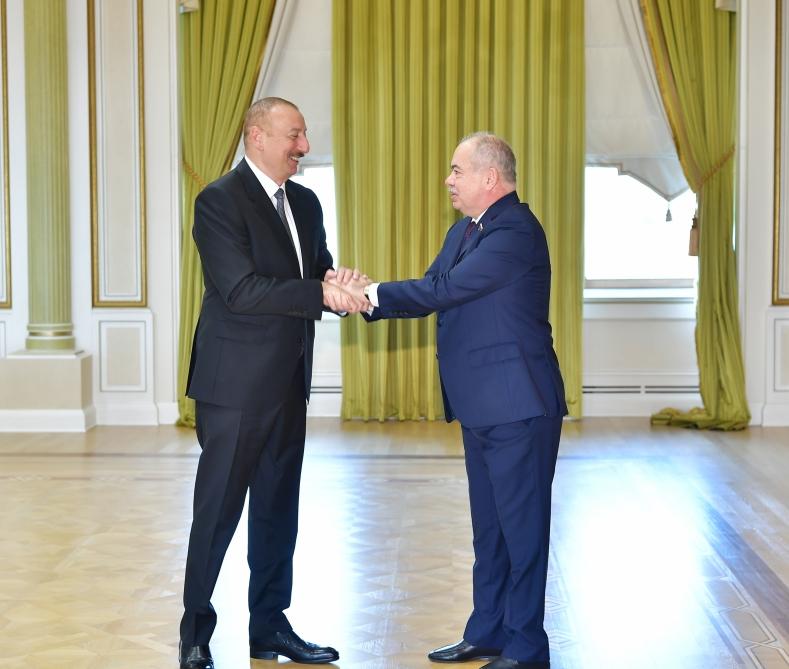 Президент Ильхам Алиев принял зампреда и главу комитета Совфеда России, председателя Народного собрания Дагестана (ФОТО)