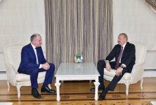 Президент Ильхам Алиев принял делегацию под руководством главы Карачаево-Черкесской республики (ФОТО)