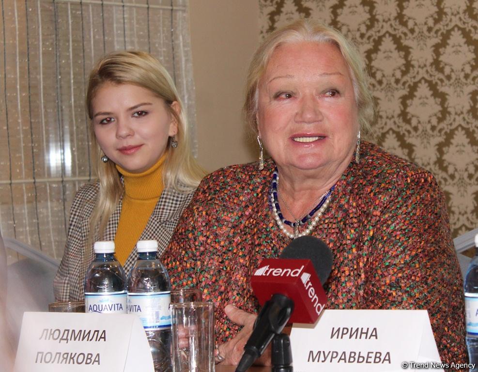 Тихий стук в дверь и … "Боже, какая же вы красавица!" - Ирина Муравьева и Людмила Полякова в Баку (ФОТО)