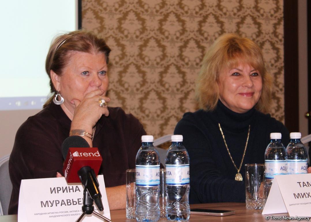 Тихий стук в дверь и … "Боже, какая же вы красавица!" - Ирина Муравьева и Людмила Полякова в Баку (ФОТО)