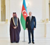 Президент Ильхам Алиев принял верительные грамоты новоназначенного посла Катара (ФОТО)