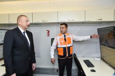 Президент Ильхам Алиев принял участие в открытии после реконструкции линии Сабунчи-Пиршаги Бакинской кольцевой железной дороги (ФОТО)
