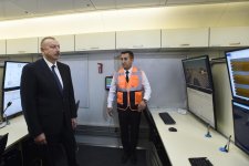 Президент Ильхам Алиев принял участие в открытии после реконструкции линии Сабунчи-Пиршаги Бакинской кольцевой железной дороги (ФОТО)