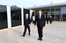 Президент Ильхам Алиев принял участие в открытии после реконструкции линии Сабунчи-Пиршаги Бакинской кольцевой железной дороги (ФОТО)