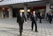 Президент Ильхам Алиев принял участие в открытии после реконструкции линии Сабунчи-Пиршаги Бакинской кольцевой железной дороги (ФОТО)