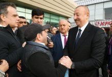 Президент Ильхам Алиев принял участие в открытии после реконструкции линии Сабунчи-Пиршаги Бакинской кольцевой железной дороги (ФОТО)