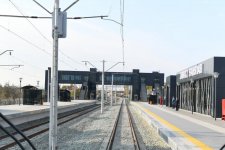 Президент Ильхам Алиев принял участие в открытии после реконструкции линии Сабунчи-Пиршаги Бакинской кольцевой железной дороги (ФОТО)