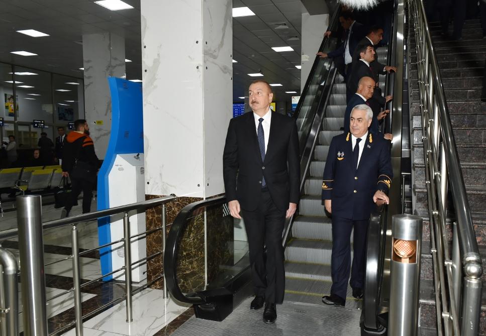 Президент Ильхам Алиев принял участие в открытии после реконструкции линии Сабунчи-Пиршаги Бакинской кольцевой железной дороги (ФОТО)