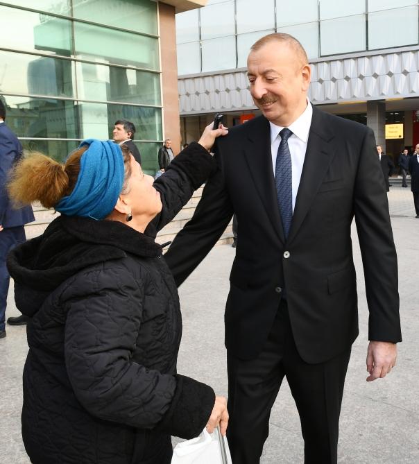 Президент Ильхам Алиев принял участие в открытии после реконструкции линии Сабунчи-Пиршаги Бакинской кольцевой железной дороги (ФОТО)