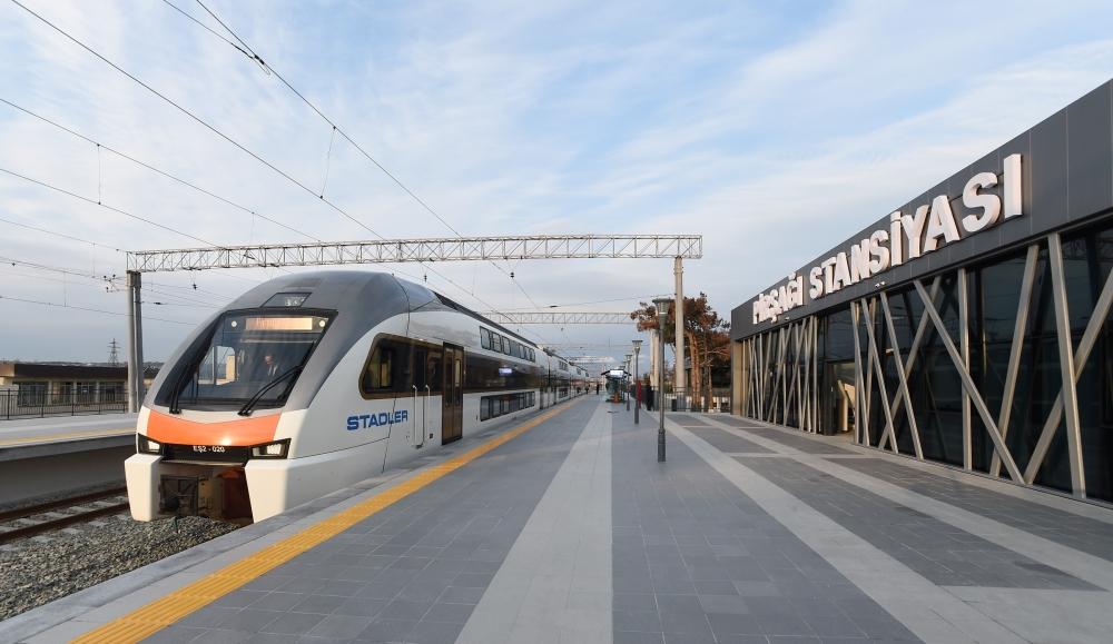 Президент Ильхам Алиев принял участие в открытии после реконструкции линии Сабунчи-Пиршаги Бакинской кольцевой железной дороги (ФОТО)