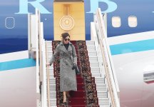 Первый вице-президент Азербайджана Мехрибан Алиева прибыла с официальным визитом в Россию (ФОТО)