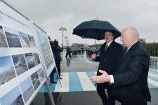 Президент Ильхам Алиев ознакомился с условиями, созданными в новопостроенной части комплекса Сумгайытского бульвара (ФОТО)