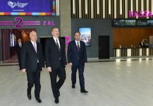 Президент Ильхам Алиев принял участие в открытии нового здания кинотеатра "Низами" в Сумгайыте (ФОТО)