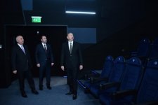 Президент Ильхам Алиев принял участие в открытии нового здания кинотеатра "Низами" в Сумгайыте (ФОТО)
