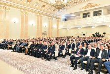 Президент Ильхам Алиев принял участие в мероприятии, посвященном 70-летию Сумгайыта (ФОТО)