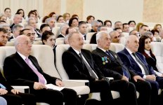 Президент Ильхам Алиев принял участие в мероприятии, посвященном 70-летию Сумгайыта (ФОТО)