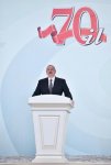 Президент Ильхам Алиев принял участие в мероприятии, посвященном 70-летию Сумгайыта (ФОТО)