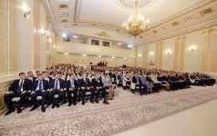 Президент Ильхам Алиев принял участие в мероприятии, посвященном 70-летию Сумгайыта (ФОТО)