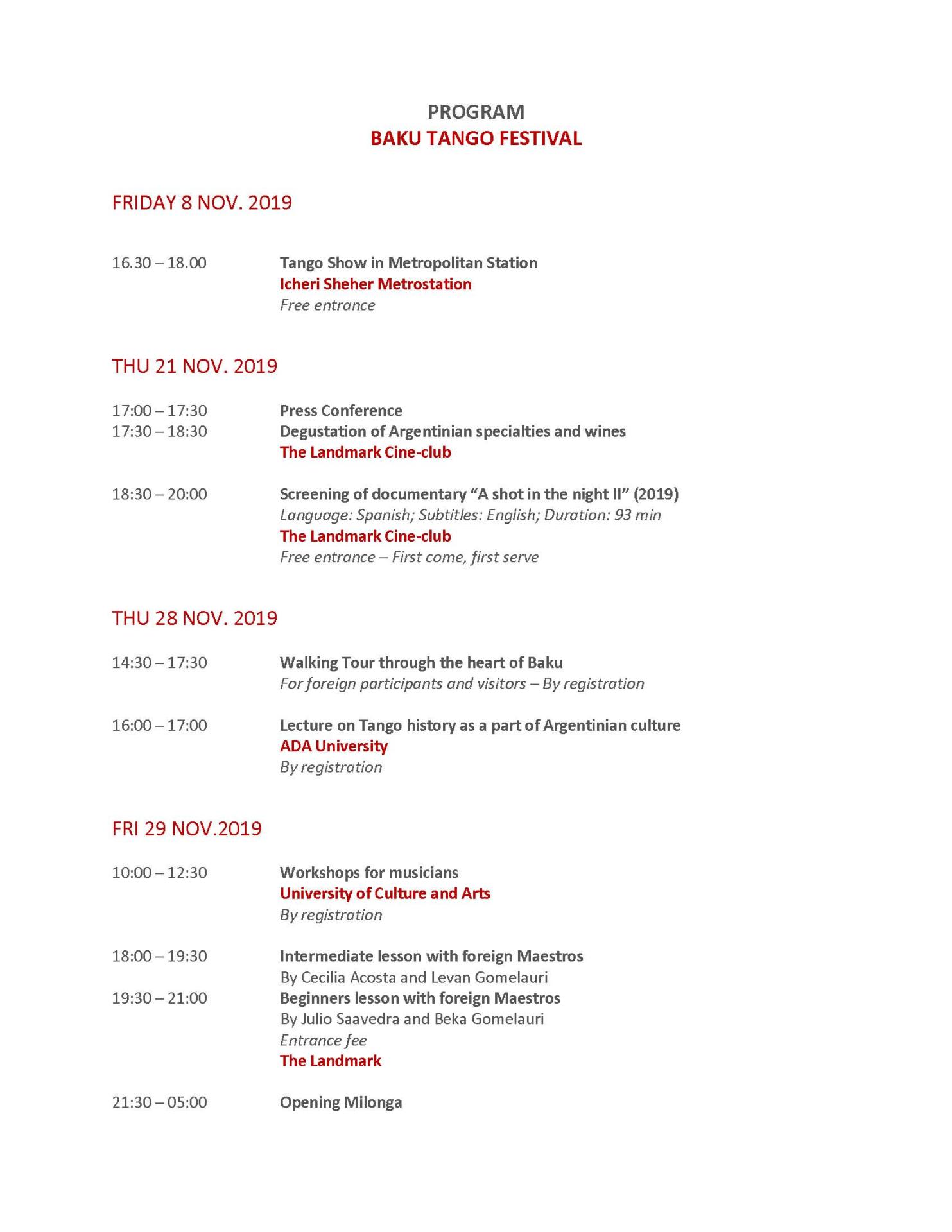 Танго танцуют все! Посольство Аргентины приглашает всех в Баку – программа фестиваля (ФОТО)