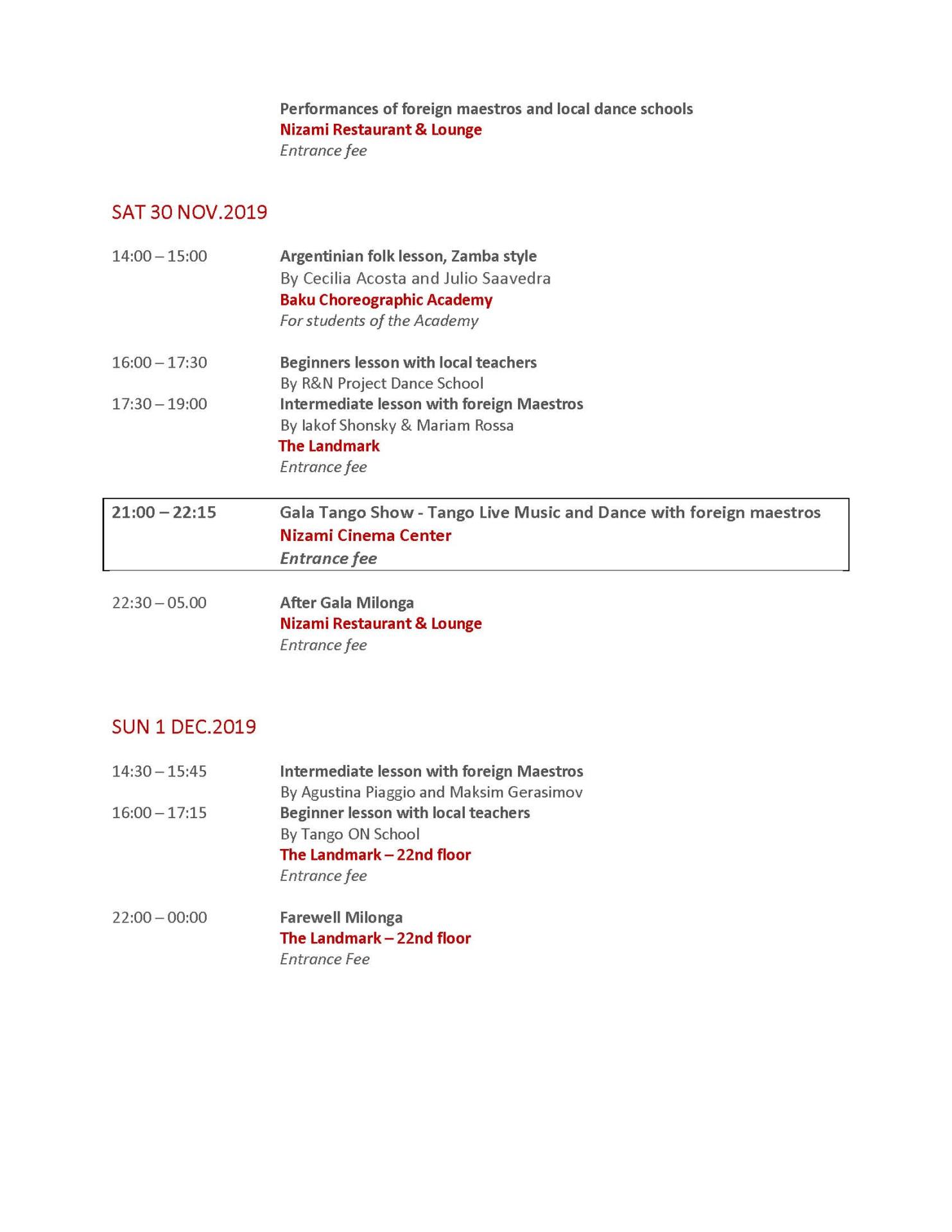 Танго танцуют все! Посольство Аргентины приглашает всех в Баку – программа фестиваля (ФОТО)