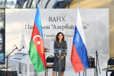 Первый вице-президент Мехрибан Алиева приняла участие в открытии реконструированного павильона "Азербайджан" на Выставке достижений народного хозяйства в Москве  (ФОТО)
