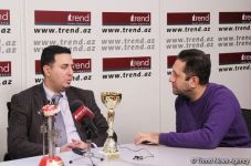 Разговор как по маслу с министром гостеприимства и застолья и капитаном Джавидом - в гостях у МИА Trend (ФОТО)