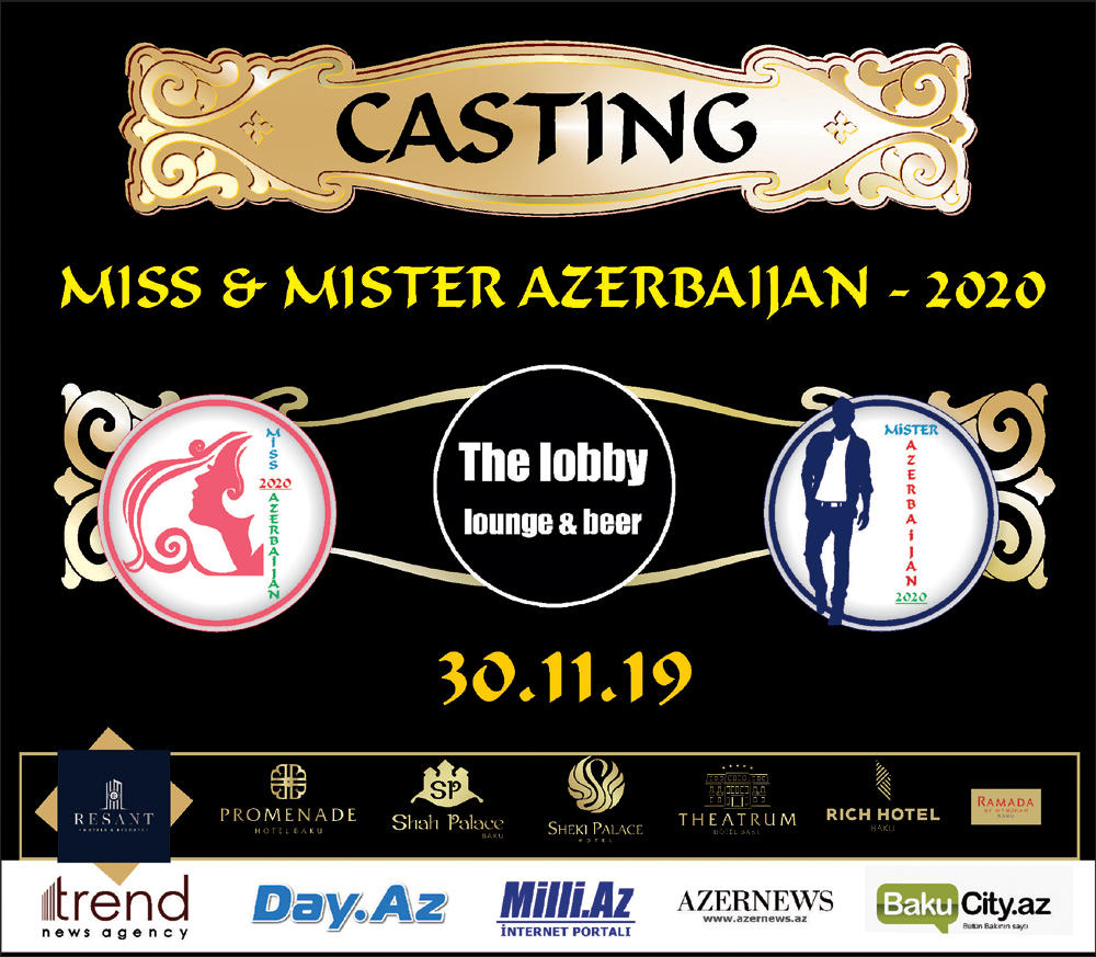 Победители конкурсов красоты проводят кастинг Miss & Mister Azerbaijan  2020 (ФОТО)