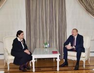 Президент Ильхам Алиев вручил Диляре Сеидзаде орден «Шараф» (ФОТО)