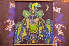 Красочные шелковые кялагаи с рисунками - языком жестов. International Day of Disabled Persons в Баку (ФОТО)