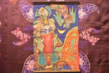 Красочные шелковые кялагаи с рисунками - языком жестов. International Day of Disabled Persons в Баку (ФОТО)