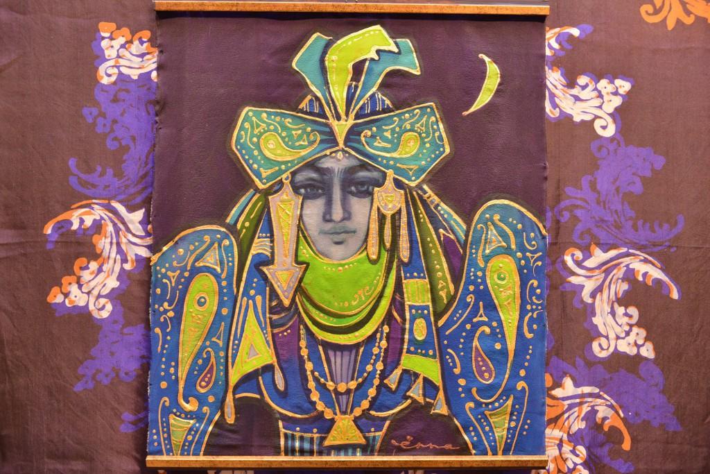 Красочные шелковые кялагаи с рисунками - языком жестов. International Day of Disabled Persons в Баку (ФОТО)