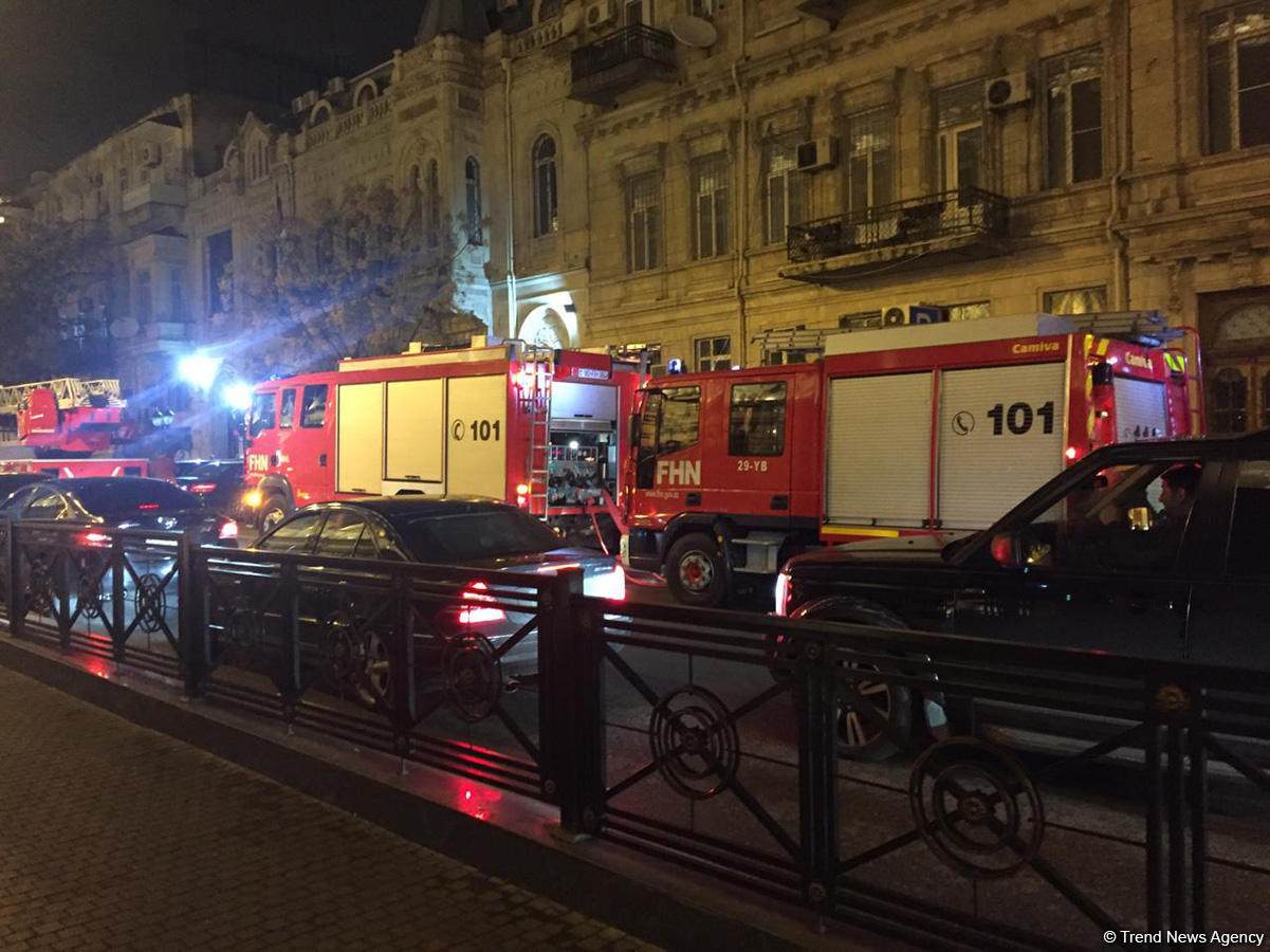 В посольстве Ирана в Азербайджане произошло задымление (ФОТО)