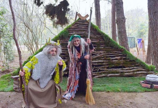 Ботанический сад Баку превратился в сказочный лес с Амазонками, Лешим и Баба-ягой (ВИДЕО, ФОТО)