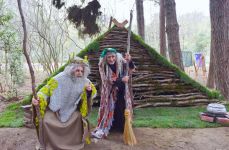 Ботанический сад Баку превратился в сказочный лес с Амазонками, Лешим и Баба-ягой (ВИДЕО, ФОТО)