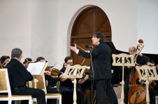 В Филармонии прошел вечер, посвященный памяти общенационального лидера Гейдара Алиева (ФОТО)