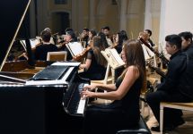 В Филармонии прошел вечер, посвященный памяти общенационального лидера Гейдара Алиева (ФОТО)