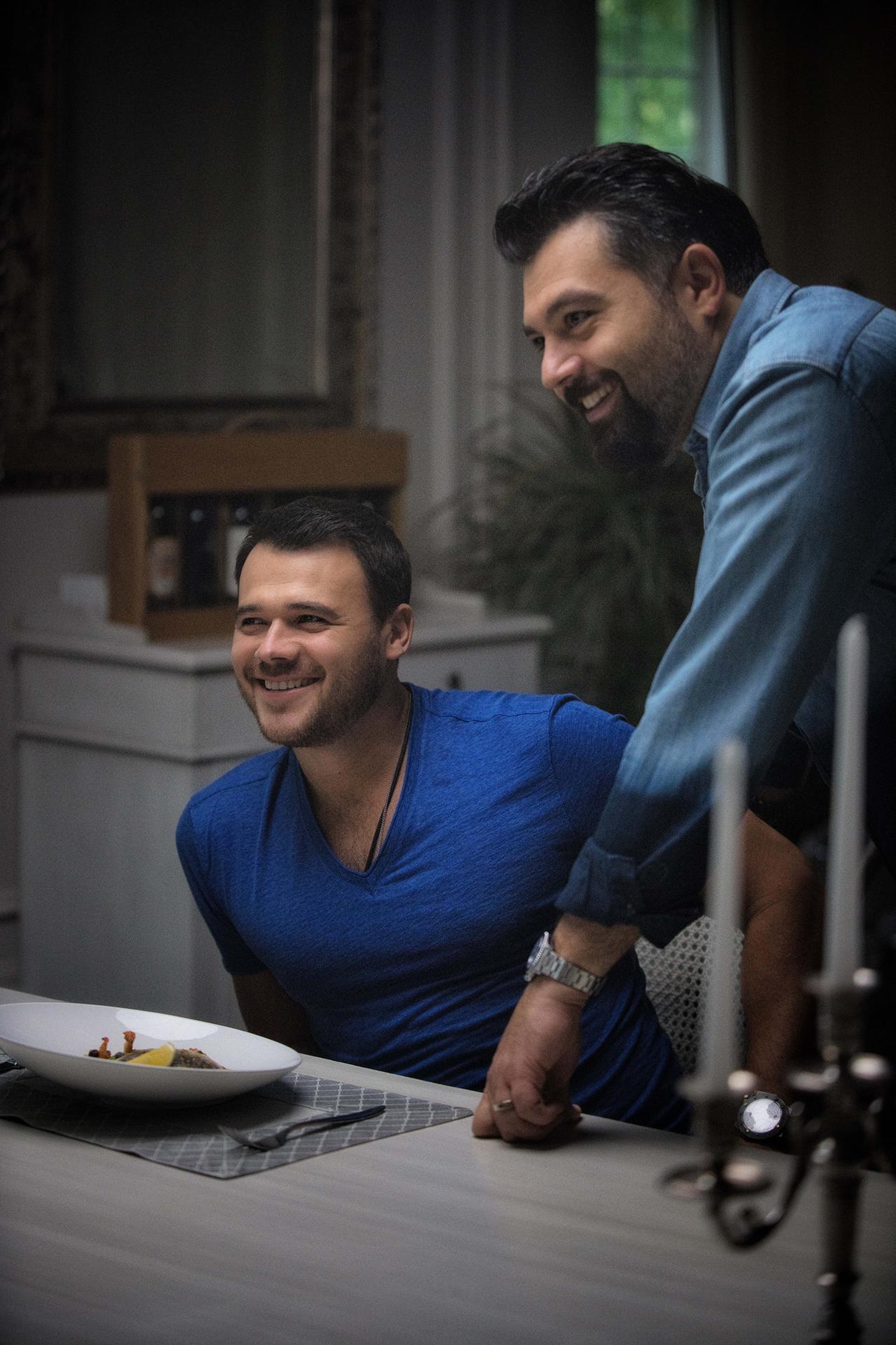 Смотрите, не пожалеете! Экстрим! Эмин Агаларов и Алексей Чумаков на крыше небоскреба (ВИДЕО, ФОТО)