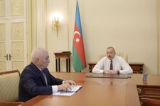 Президент Ильхам Алиев принял главу ОАО «Азерэнержи» (ФОТО)