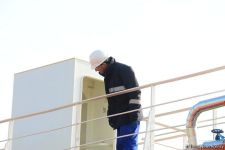 Танкер "Лачин" будет перевозить грузы по Каспию и за его пределами (ФОТО)