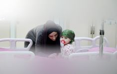 Вице-президент Фонда Гейдара Алиева Лейла Алиева навестила детей, получающих лечение в Детской клинике Национального центра онкологии (ФОТО)