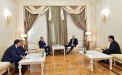 Президент Ильхам Алиев принял председателя Мажилиса Парламента Казахстана (ФОТО)
