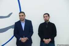 Члены национальной сборной Азербайджана по художественной гимнастике встретились с юными спортсменками (ФОТО)