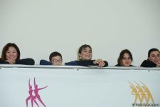 Члены национальной сборной Азербайджана по художественной гимнастике встретились с юными спортсменками (ФОТО)