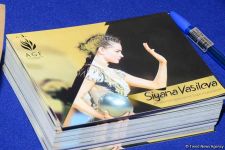 Члены национальной сборной Азербайджана по художественной гимнастике встретились с юными спортсменками (ФОТО)