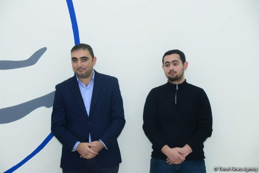 Члены национальной сборной Азербайджана по художественной гимнастике встретились с юными спортсменками (ФОТО)