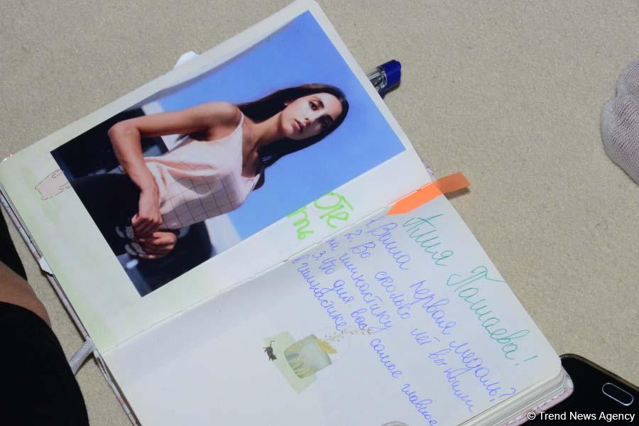 Члены национальной сборной Азербайджана по художественной гимнастике встретились с юными спортсменками (ФОТО)