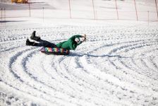 Экстремальная зима в Азербайджане – головокружительный драйв с гигантским экскаватором  (ВИДЕО, ФОТО)