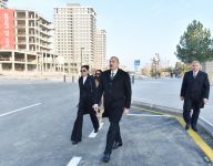 Президент Ильхам Алиев принял участие в открытии Центральной бульварной улицы в «Баку Белый город» (ФОТО)