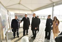 Президент Ильхам Алиев принял участие в открытии Центральной бульварной улицы в «Баку Белый город» (ФОТО)